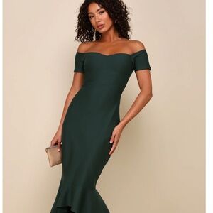 NWT Lulus Off Shoulder Dress